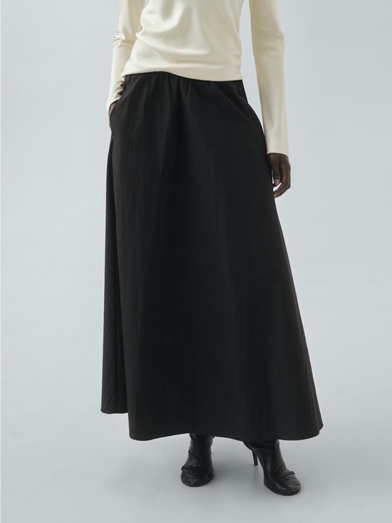 Mango Dresses & Skirts - NWT (size large) Mango LONG FLARED SKIRT